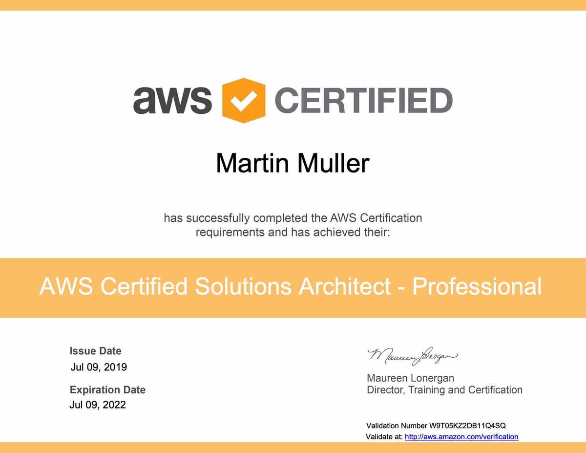 AWS Certified Solutions Architect - Professional